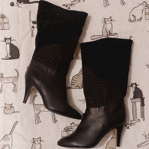 Leather/suede boots size 6 - Picture 1 of 12